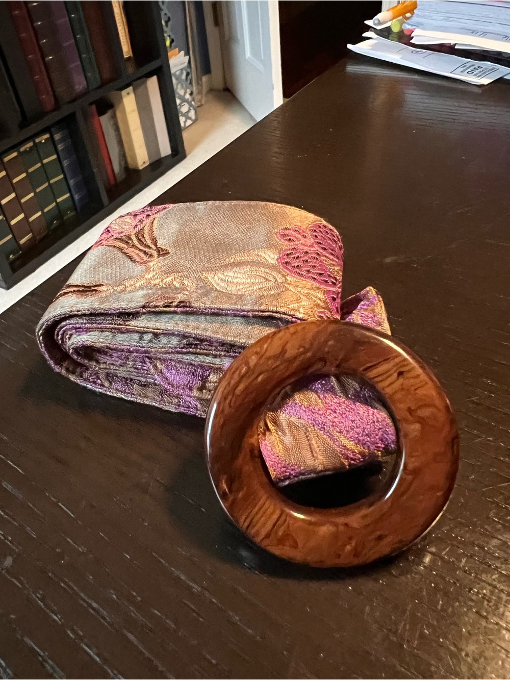 Hadley Pollet Brocade Reversible Belt